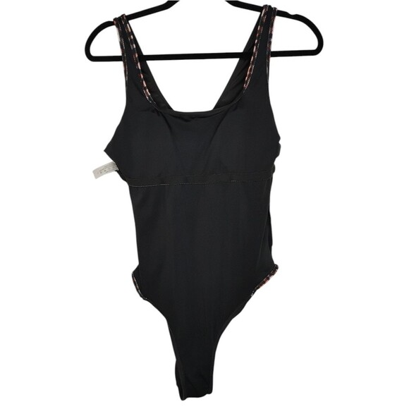 Leopard Print One Piece Swimsuit size Large Built-in Bra with removable Pads - Picture 6 of 16